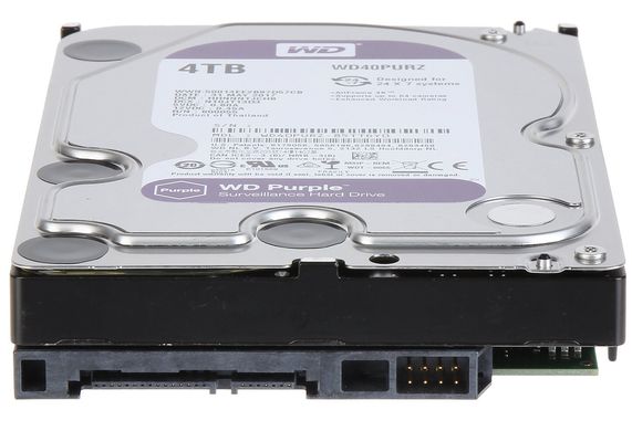 Жорсткий диск Western Digital Purple 4TB 64MB WD40PURZ 3.5 SATA III