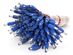 Роз'єм DC-M Blue Plug з кабелем