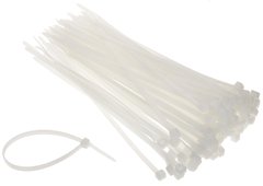 Стяжки нейлон Ritar 5x400, белые (100 шт/уп)