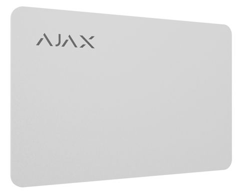 Картка керування Ajax Pass white (1 шт)