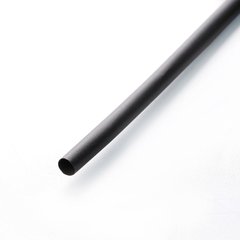 Термоусадочная трубка APRO 3 мм, черная (30 шт/уп, 1 м)