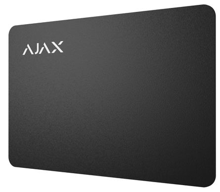 Карточка управления Ajax Pass black (1 шт)