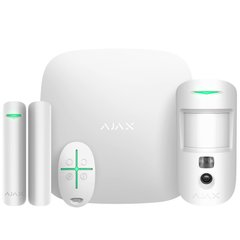 Комплект сигнализации Ajax StarterKit Cam Plus white