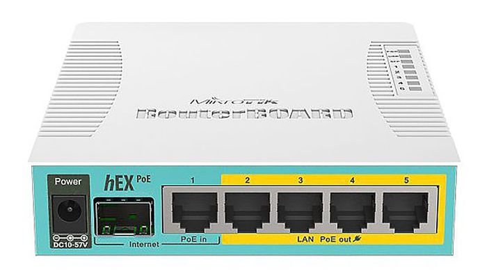 Маршрутизатор Mikrotik hEX PoE (RB960PGS)