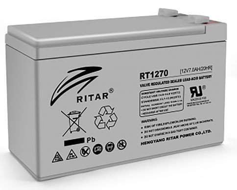 Аккумуляторная батарея RITAR RT1270