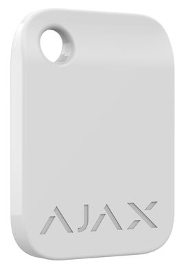 Брелок управления Ajax Tag white (10 шт)