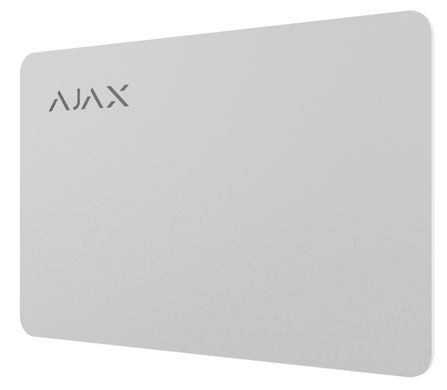 Картка керування Ajax Pass white (100 шт)