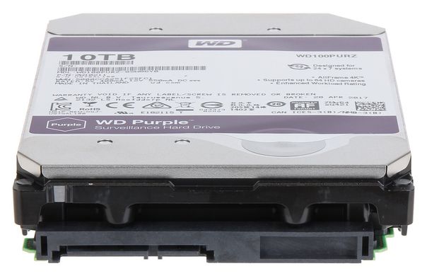 Жорсткий диск Western Digital Purple 10TB 256MB WD100PURZ 3.5 SATA III