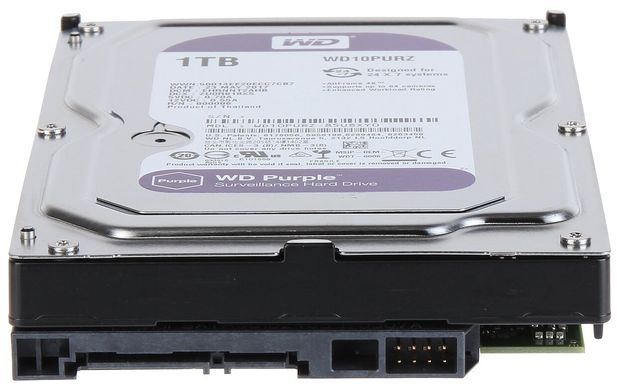 Жорсткий диск Western Digital Purple 1TB 64MB WD10PURZ 3.5 SATA III