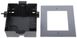Врезная монтажная рамка Hikvision на 1 модуль DS-KD-ACF1/Plastic:4