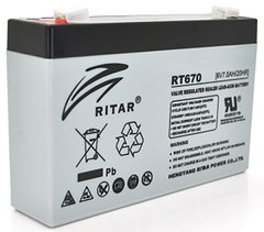 Аккумуляторная батарея AGM RITAR RT670