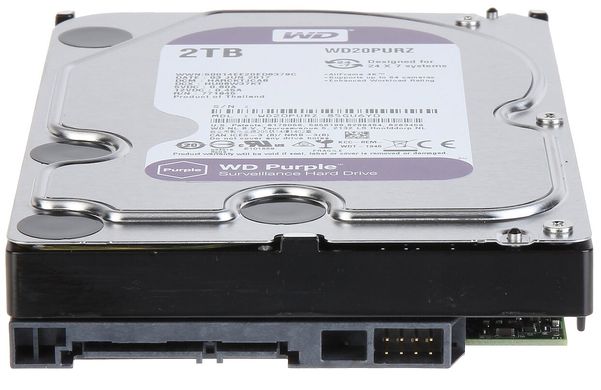 Жорсткий диск Western Digital Purple 2TB 64MB WD20PURZ 3.5 SATA III