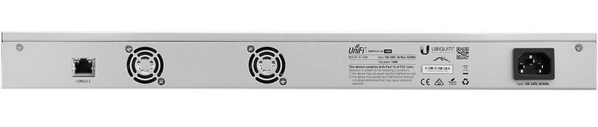 Коммутатор Ubiquiti UniFi Switch 16 PoE 150W (US-16-150W)