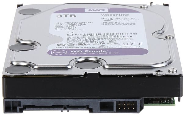 Жесткий диск Western Digital Purple 3TB 64MB WD30PURZ 3.5 SATA III